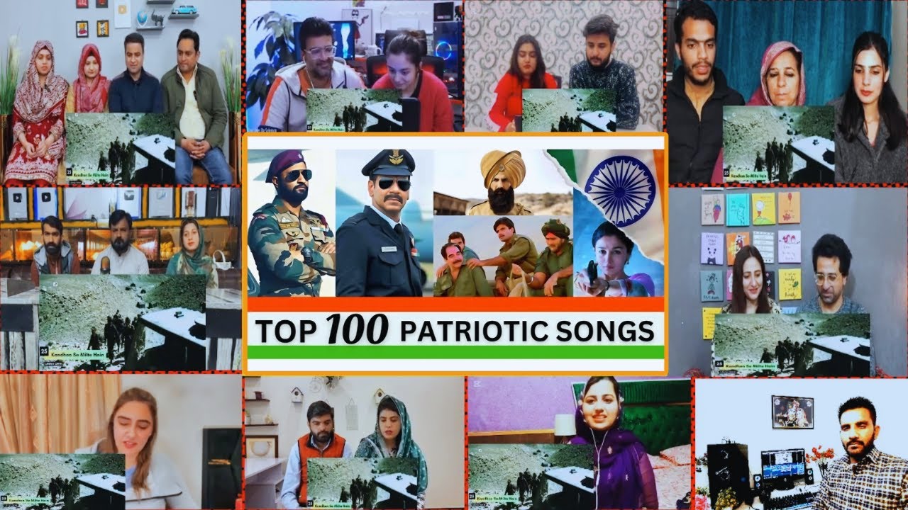 Top 100 Patriotic Songs Of All Time | Best Hindi Desh Bhakti Songs | Pakistani Reaction Mashup