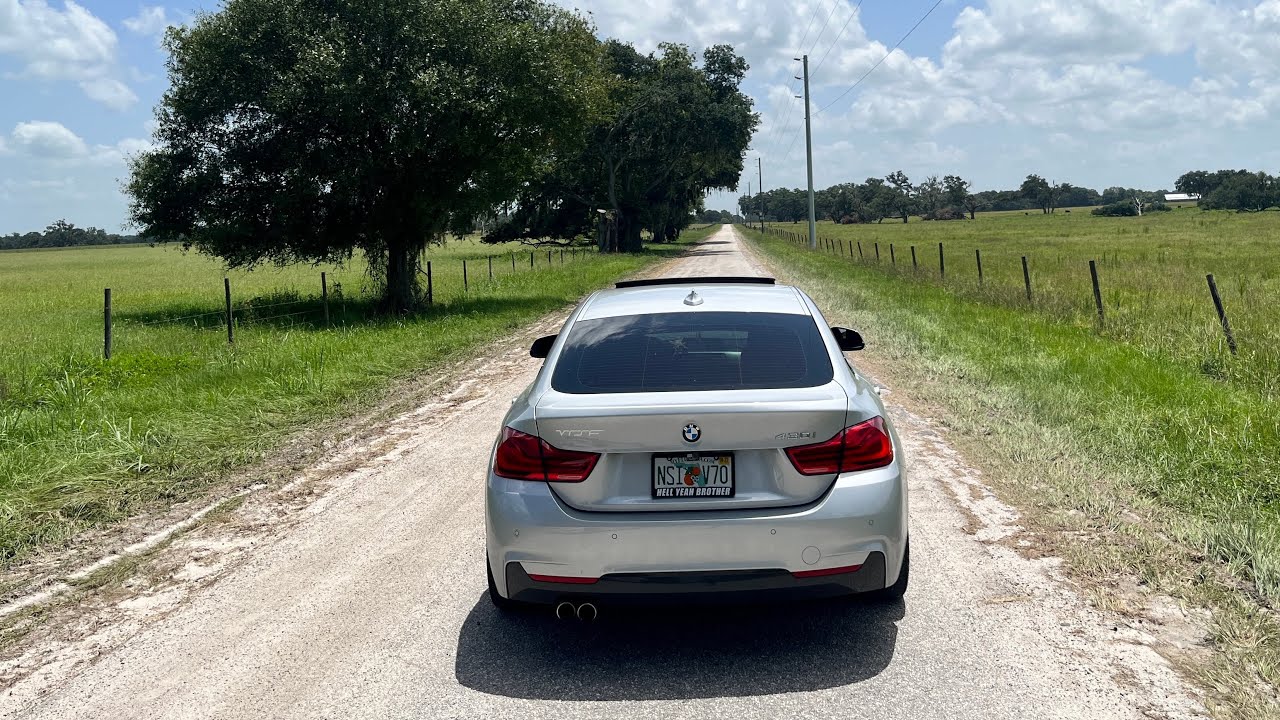 BMW 430i with m performance muffler