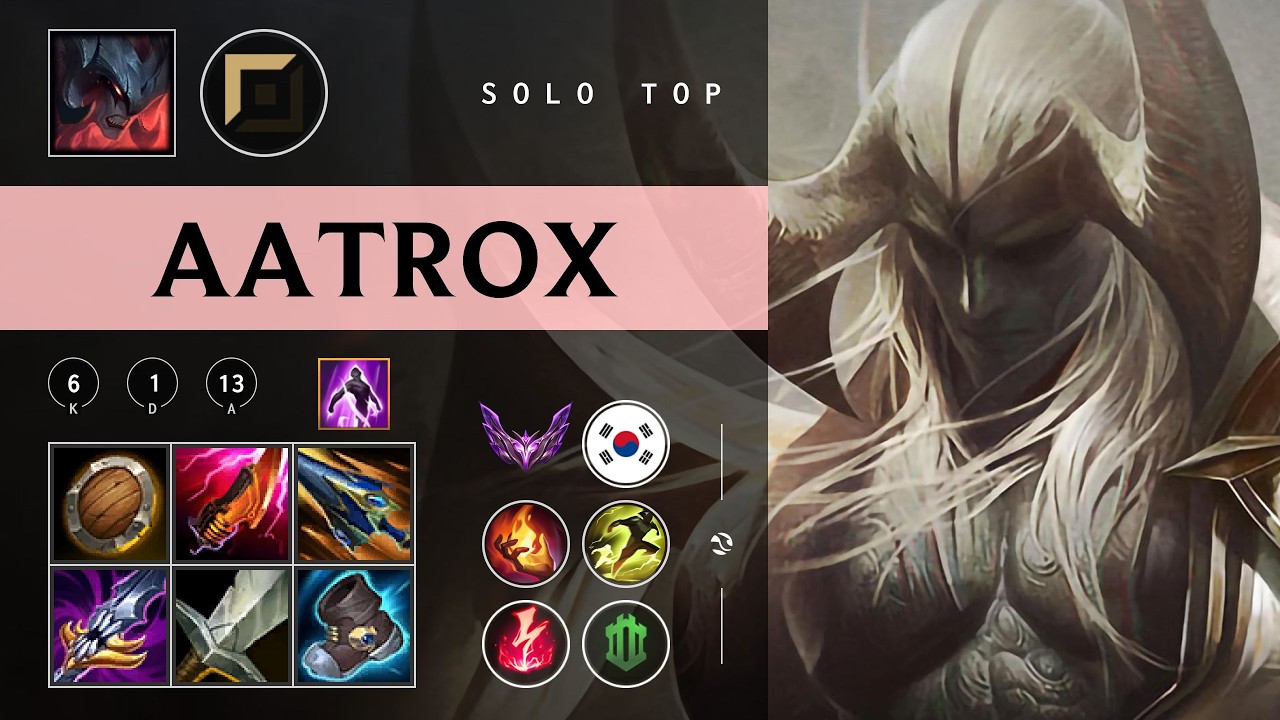 Aatrox Top vs Ryze - KR Master Patch 26.04