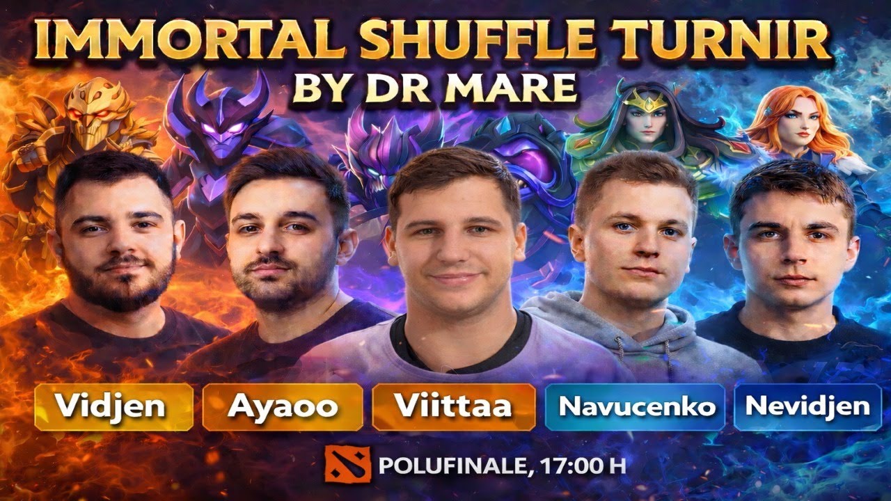 JAKO  POLUFINALE ! / Balkan Live Dota2 / Viittaa / 10000 eura NAGRADA / DR MARE TURNIR !