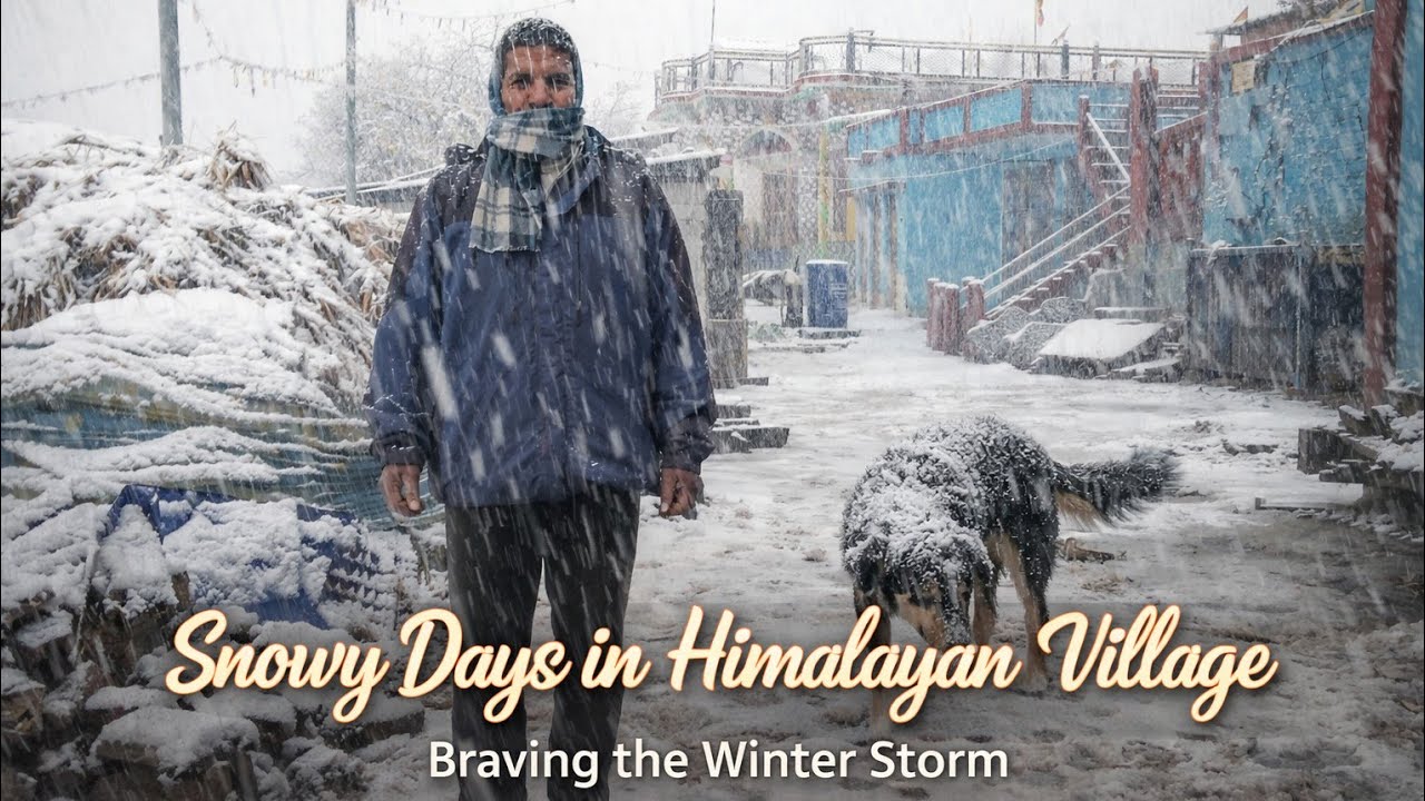 Gaon Mei Barfbari Ka Anand | First Snowfall of 2026 Village Gadoli Chinyalisaur Uttarkashi 