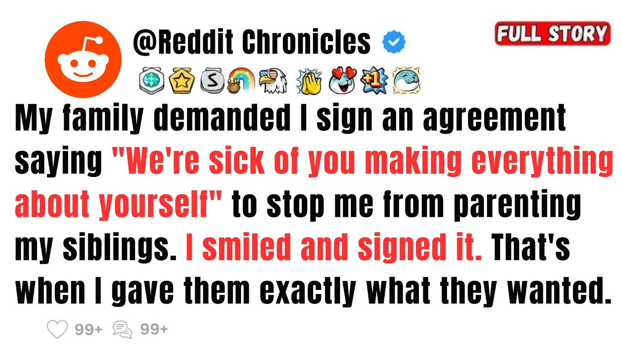 My Family Demanded I Sign An Agreement Saying 