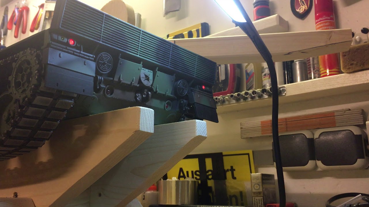 Leo2 A6 RC - neues Rauchmodul in Aktion