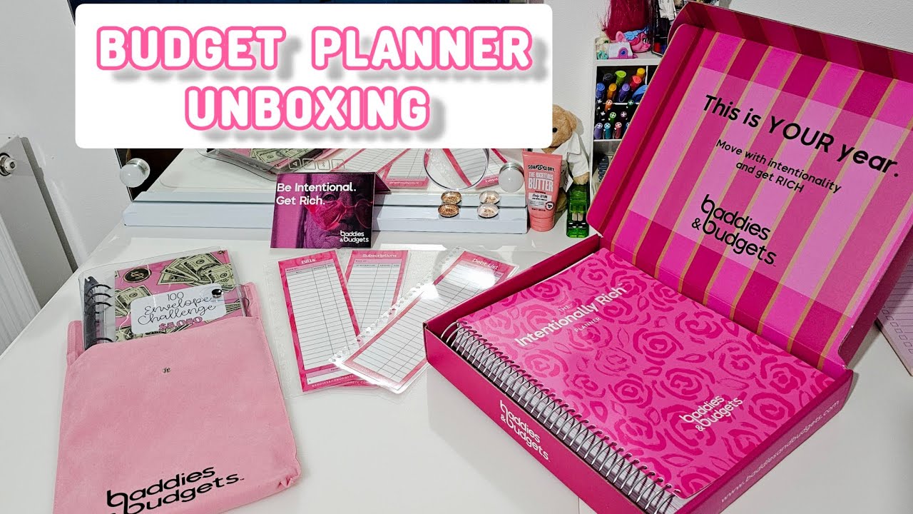 🎄BUDGETMAS🎄 THE INTENTIONALLY RICH PLANNER by @Baddies & Budgets Unboxing Video