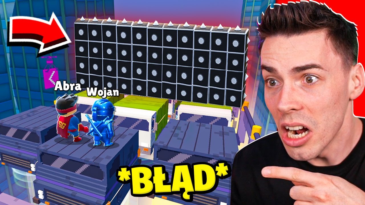 TEN BŁĄD ⚠️ ZEPSUŁ NAM GRĘ na NOWEJ MAPIE w STUMBLE GUYS! 😱