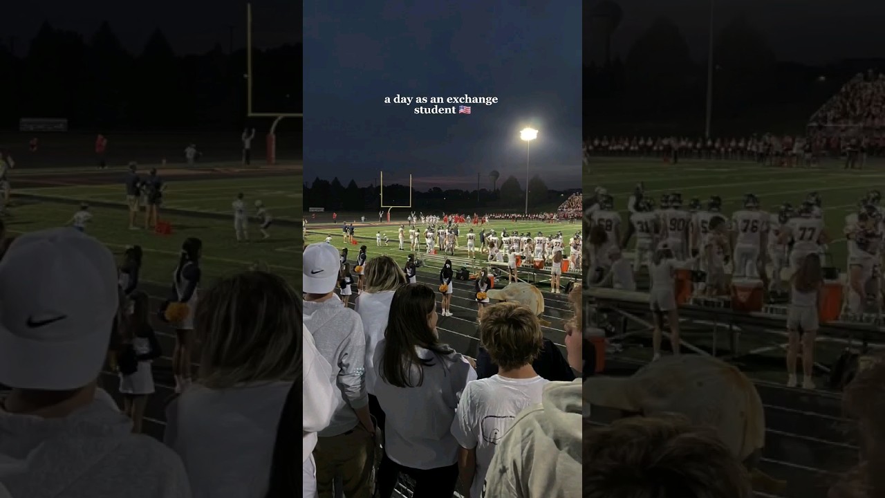 A DAY AS AN EXCHANGE STUDENT / USA HIGH SCHOOL