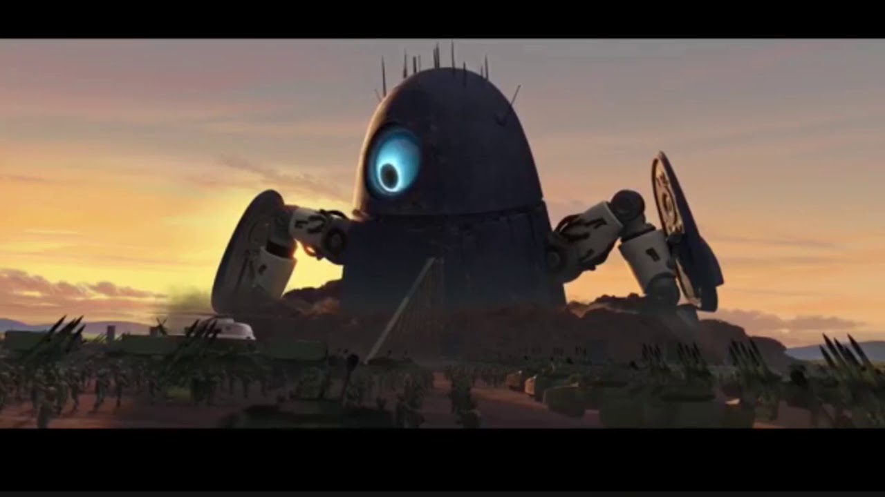 Robot probe from monsters vs alien
