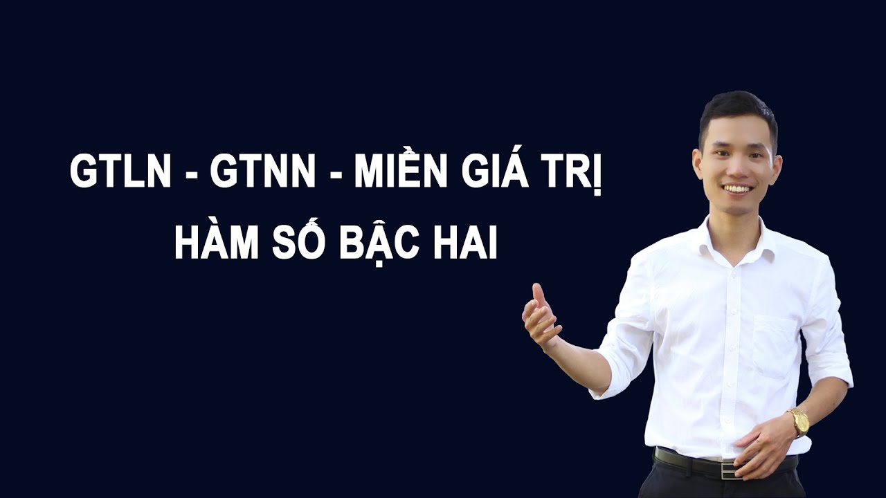 TOÁN 10 | Hàm Số Bậc Hai | GTLN-GTNN-miền giá trị của HS (MIN-MAX)