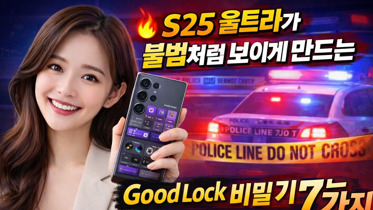 🔥 S25 울트라가 불법처럼 보이게 만드는 Good Lock 비밀 기능 7가지 😳 (99%가 모르는 설정)
