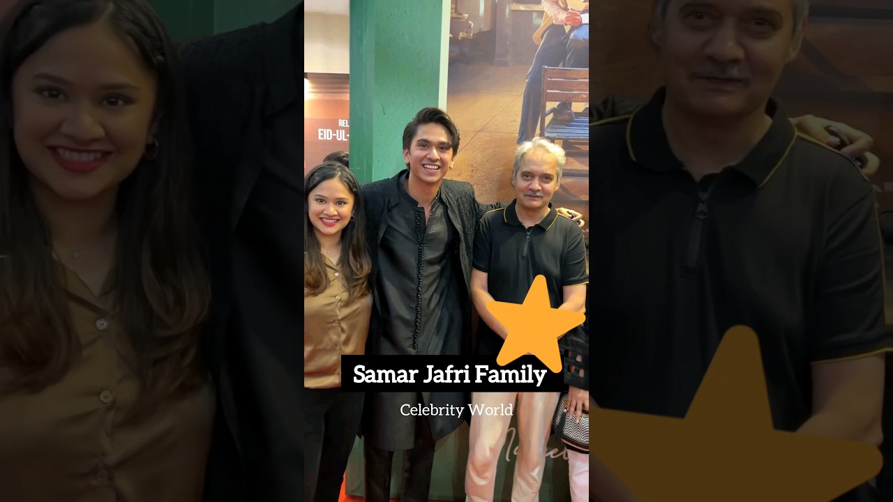 😍Samar Jafri Family At Na Balig Afraad Premiere/Eid Telefilm/Eid Ul Adha 2024/Na Balig Afraad Movie