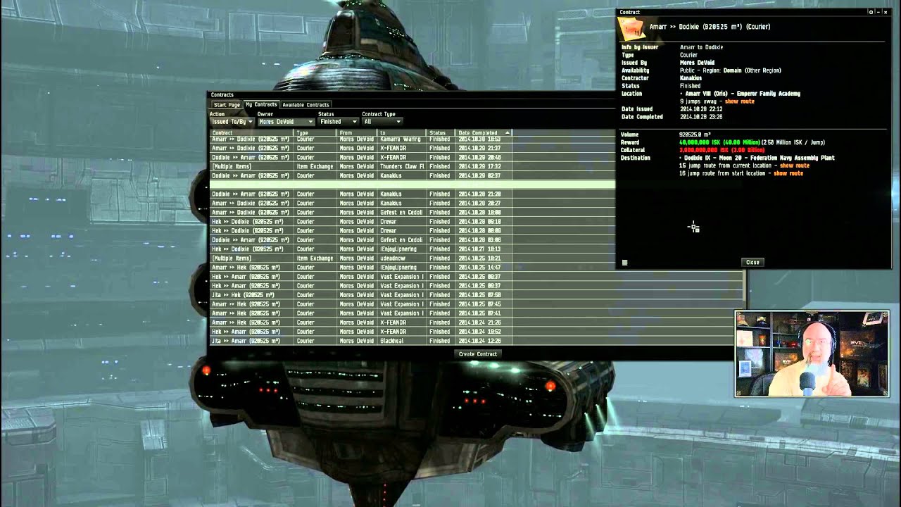 EVE Hauling For Great Secondary Income - Play EVE for Free Project