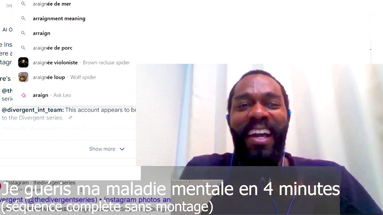 MBTI et maladie mentale : Je guéris ma phobie en direct.