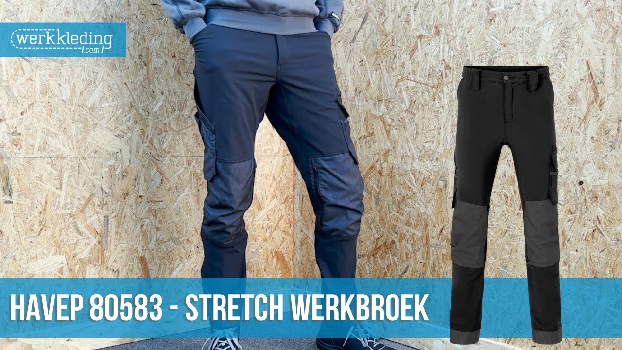 Havep 80583 Stretch werkbroek - Pasvorm en details