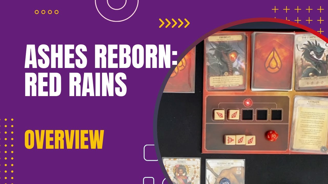 Ashes Reborn: Red Rains Solo Tutorial and Partial Playthrough | DaniCha