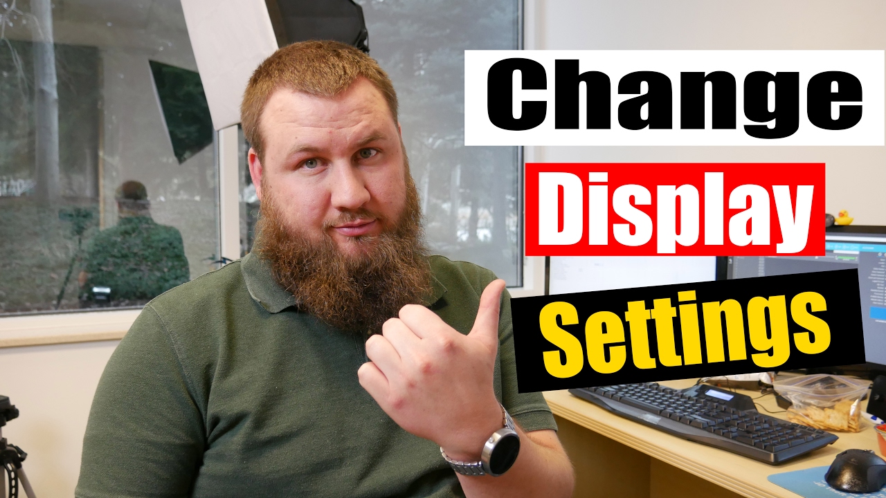 How to Change your Computer Display Settings in Windows 7, 8, or 10