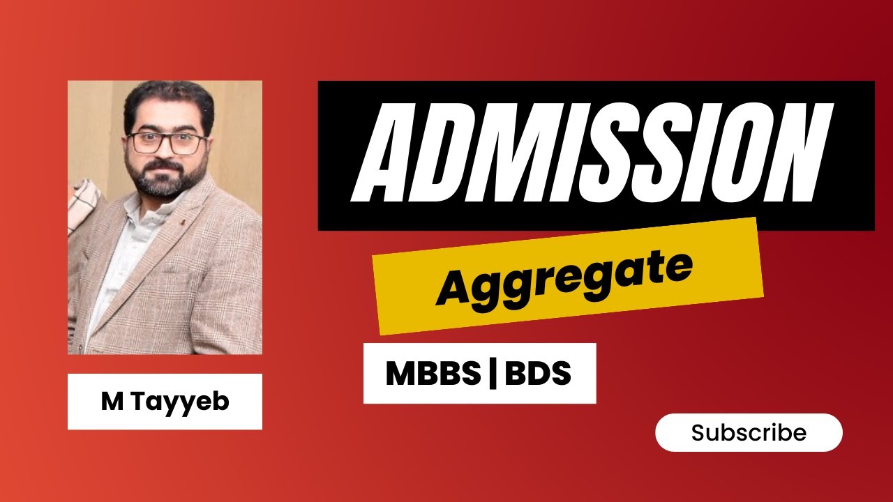 Calculate aggregate formula for MBBS | BDS