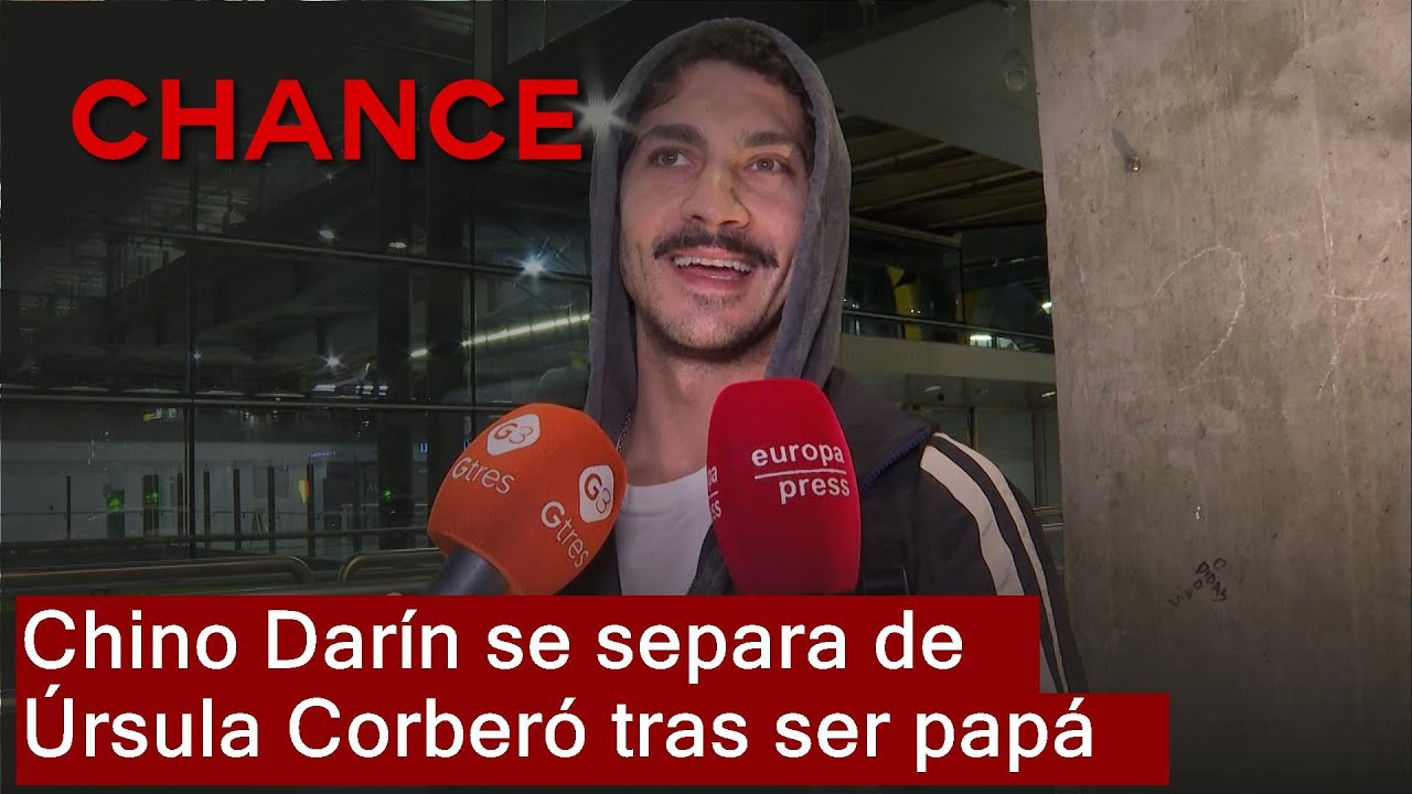 Chino Dar&iacute;n, 'obligado' a separarse de &Uacute;rsula Corber&oacute; y Dante en sus primeros d&iacute;as como pap&aacute;