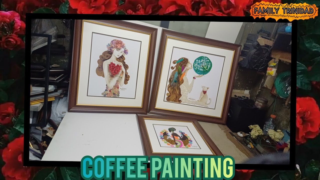 PART 4 COFFEE PAINTING FRAME #frame#paintingframe #coffee