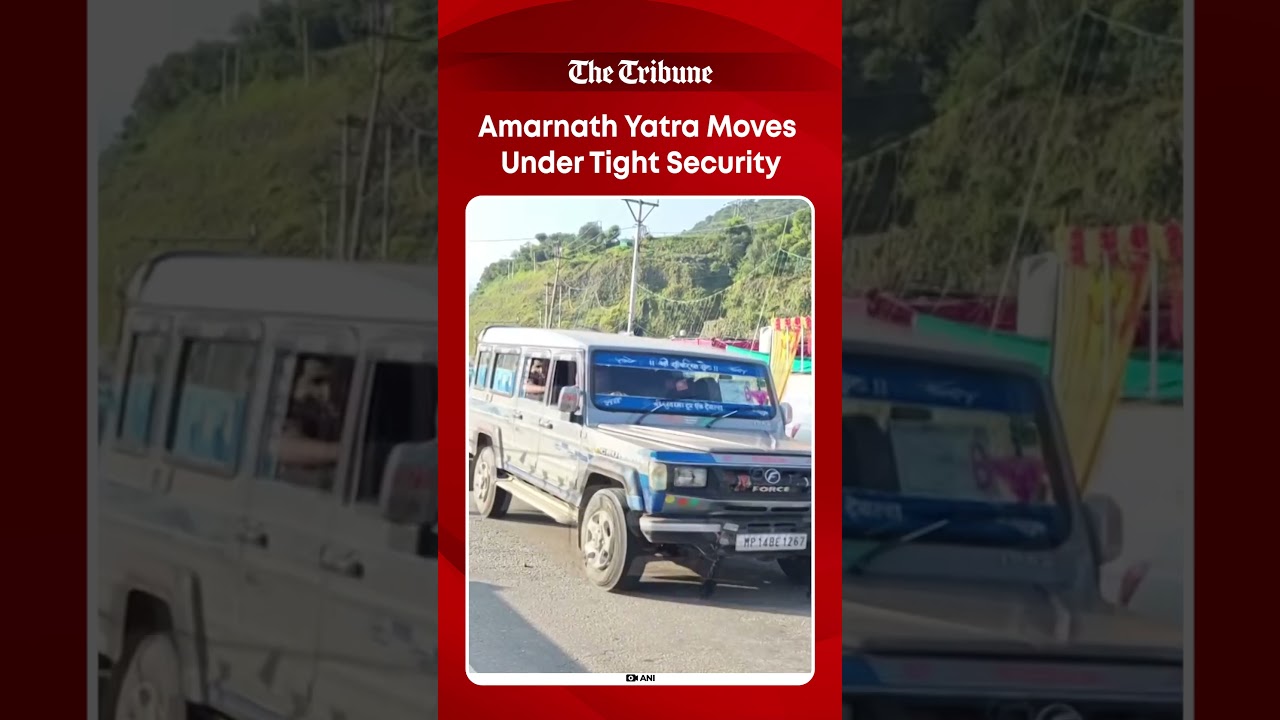 20th Batch of Shri Amarnath Yatra Crosses Chanderkote Under Tight Security