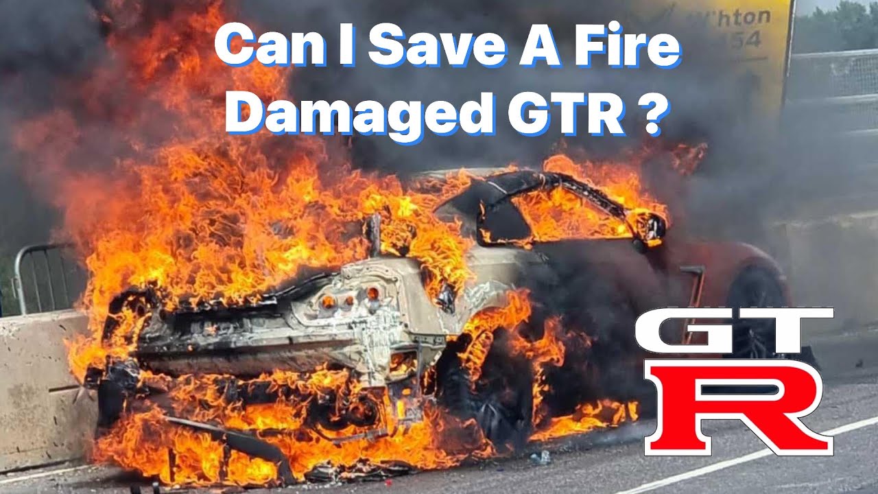 Rebuilding A Nissan GT-R (Part:1) First Impressions Of Fire Damage