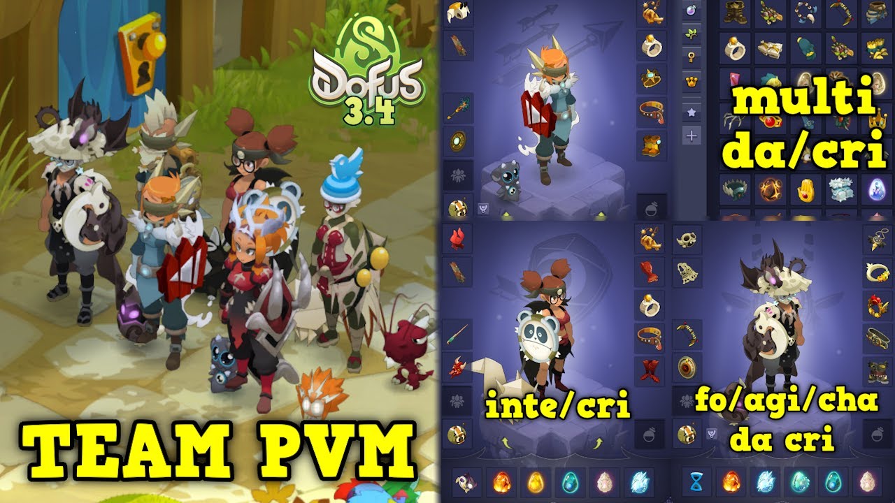[DOFUS 3.4] MI TEAM de PVM y PROYECTOS PARA 2026 | SETS Multi GC, Fuerza Tank, Inte/Cri..