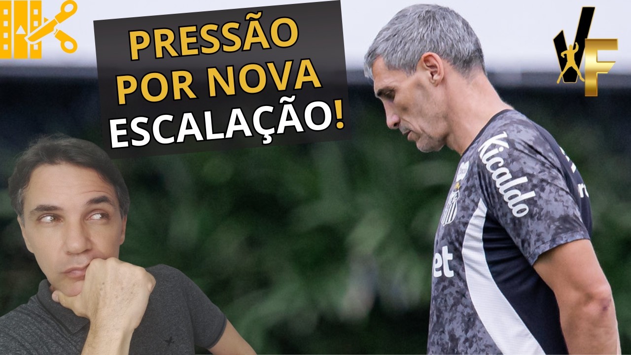 PRESSIONADO, VOJVODA VAI PROMOVER MUDANÇAS NO SANTOS PARA O CLÁSSICO - CORTE