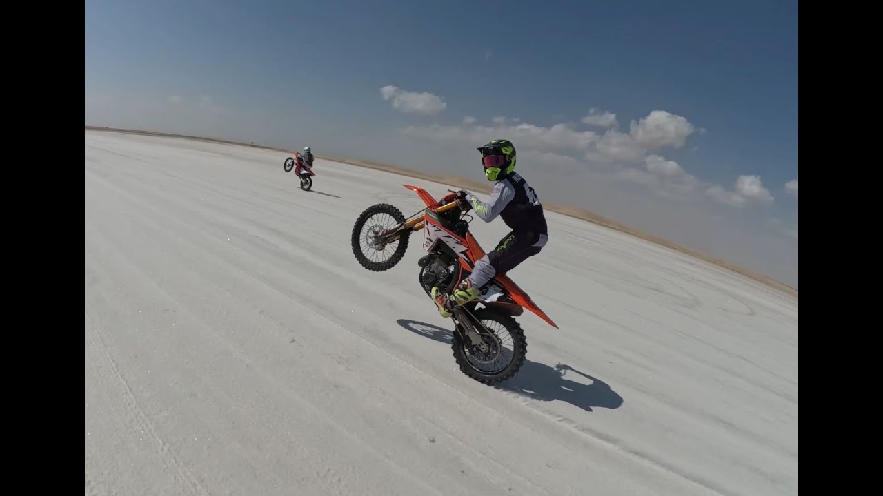 Kuwait most infamous Motocross free riders visit Qatar Sealine Raw Video Part 1