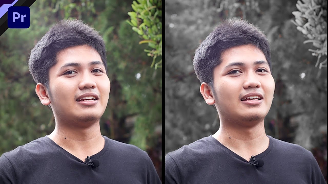 Cara Mudah bikin background video hitam putih