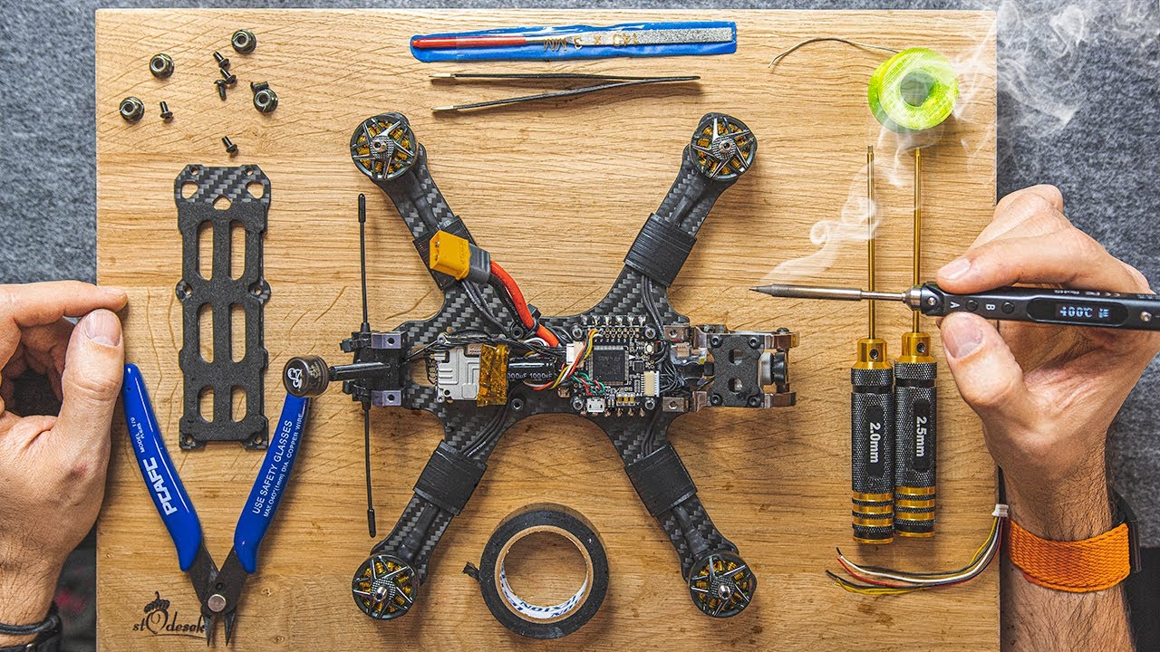 Building a DJI FPV DRONE. How does it SOUND? - ASMR