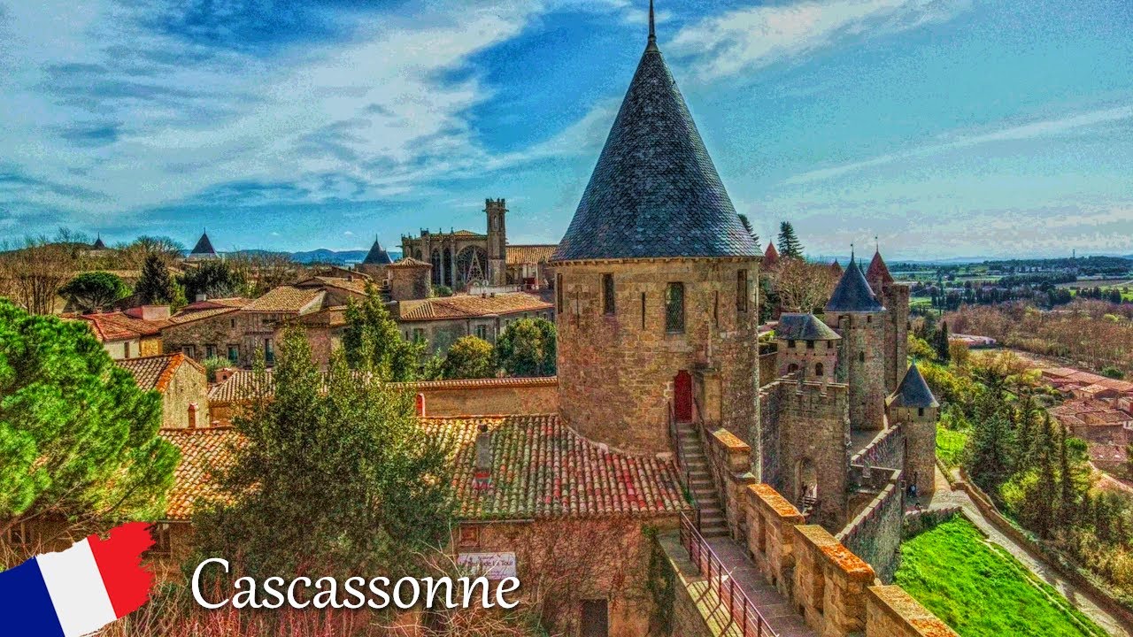 Город Каркассон 🏰 Самая красивая укреплённая средневековая цитадель во Франции🌞 Пешеходная экскурсия