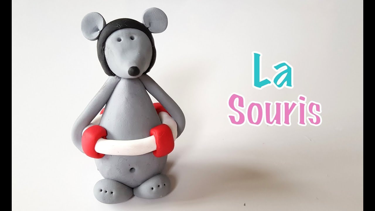 Tuto Fimo La Souris et sa bouée