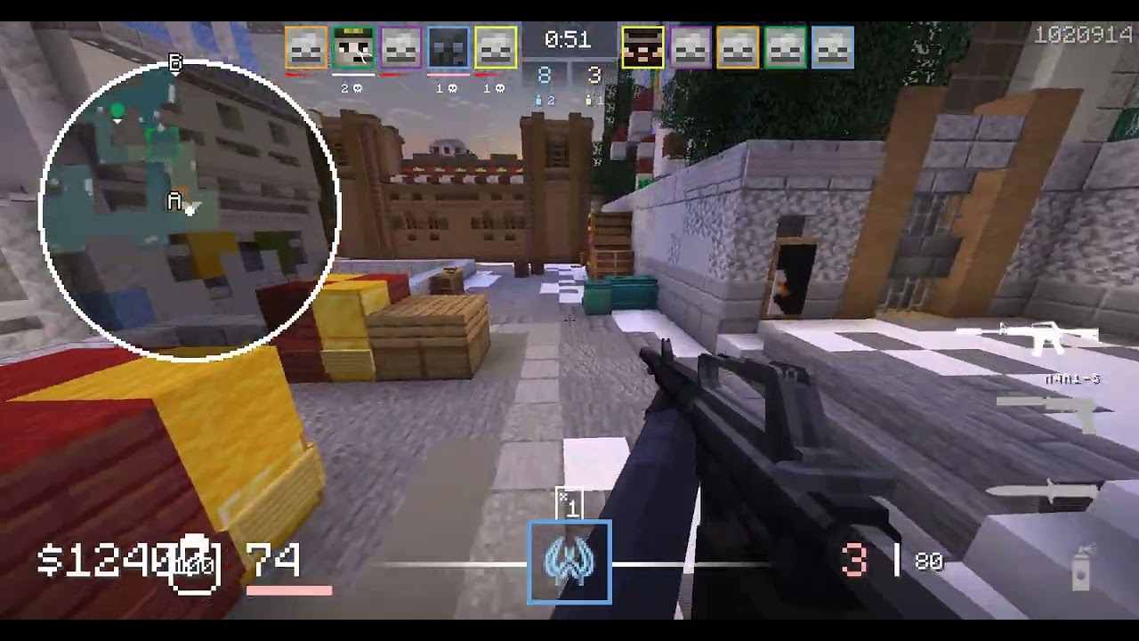 СS GO in minecrat