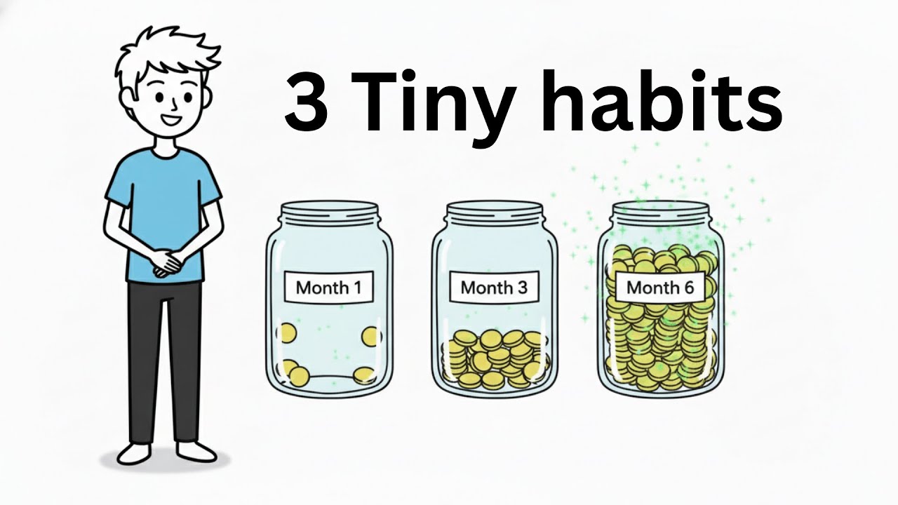 3 Tiny Habits That Make You Richer in 5 Years Even If You're Broke Now