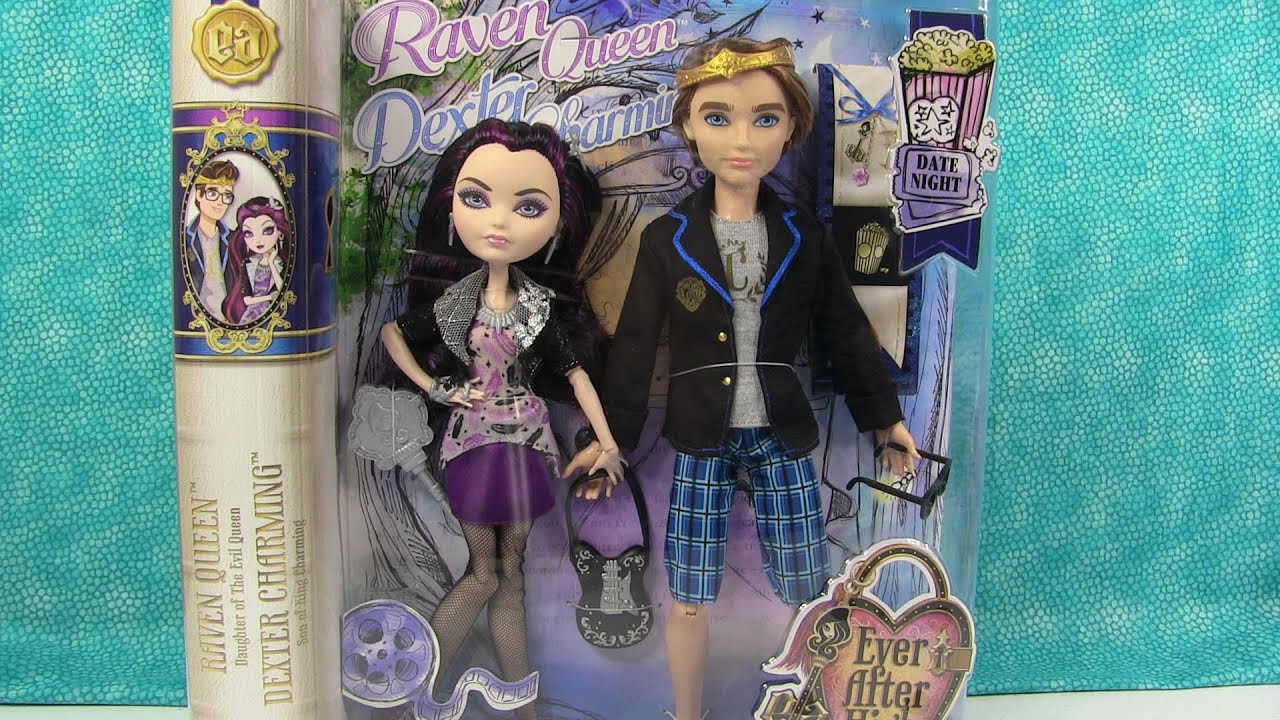 EAH Date Night Raven Queen Dexter Charming 2 Pack Doll Unboxing Review Ever After High