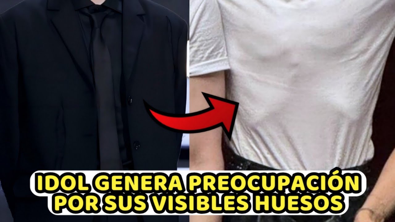 LOS HUESOS DE ESTE IDOL SE VEN ATRAVES DE SU ROPA Y GENERA PREOCUPACION DE LOS INTERNAUTAS...
