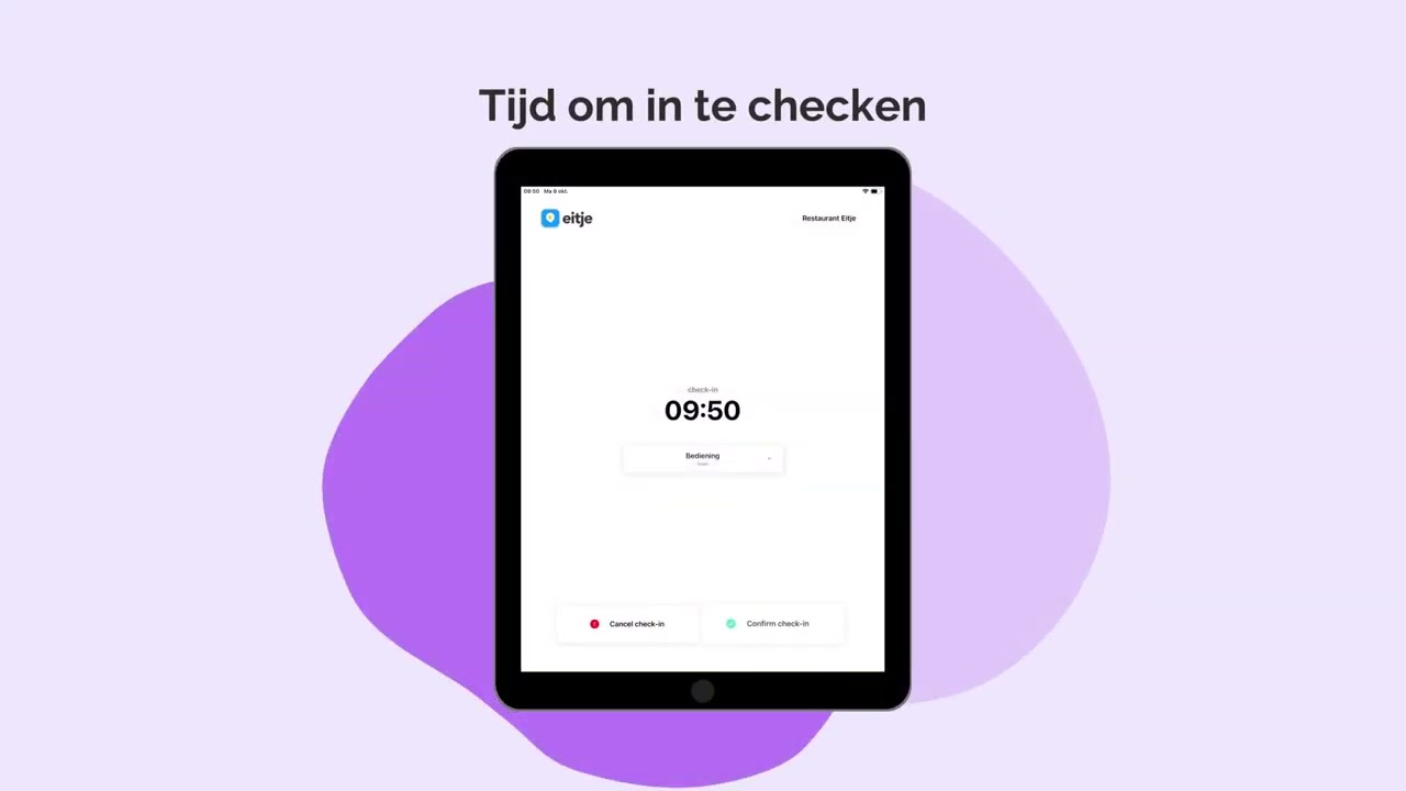 Makkelijker je uren schrijven door in te klokken! | Inkloksysteem Eitjeopdevloer