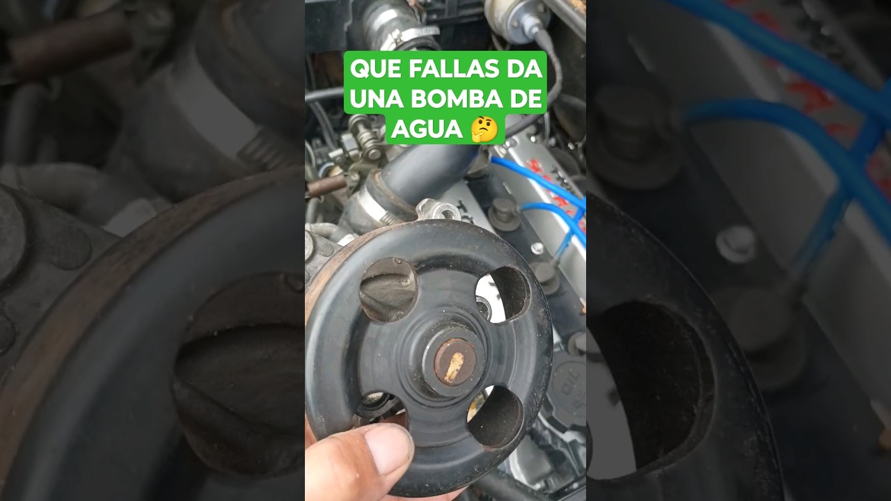 QUE FALLAS DA UNA BOMBA DE AGUA #carros #tips #autos #automobile