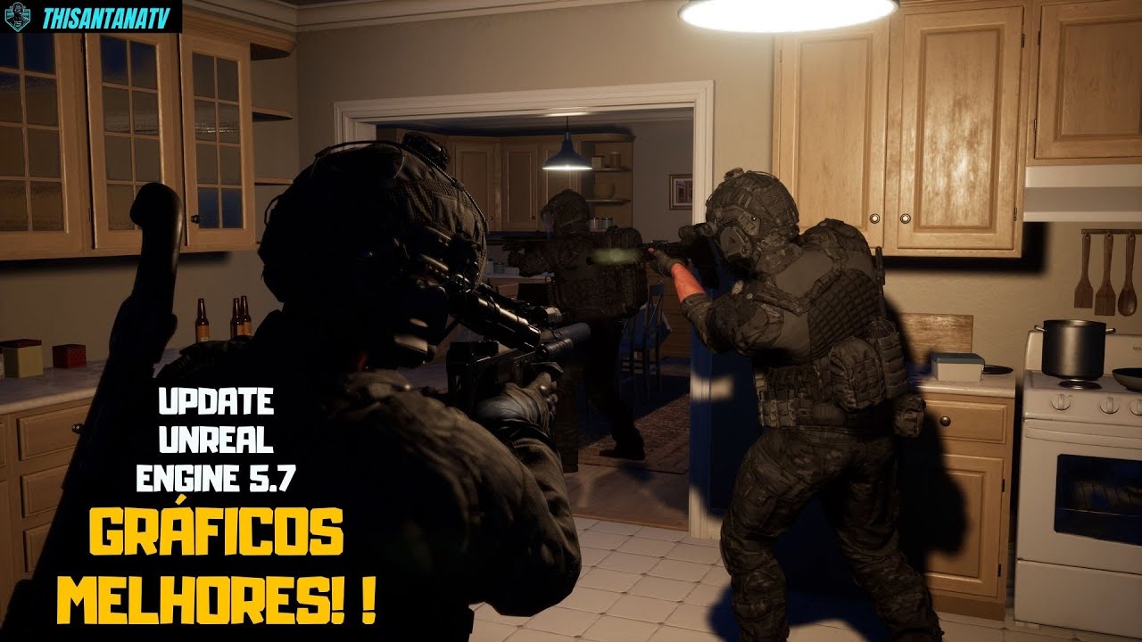 GRÁFICOS DE OUTRO NÍVEL: Testando a Atualização Ultra Realista da UE 5.7!
