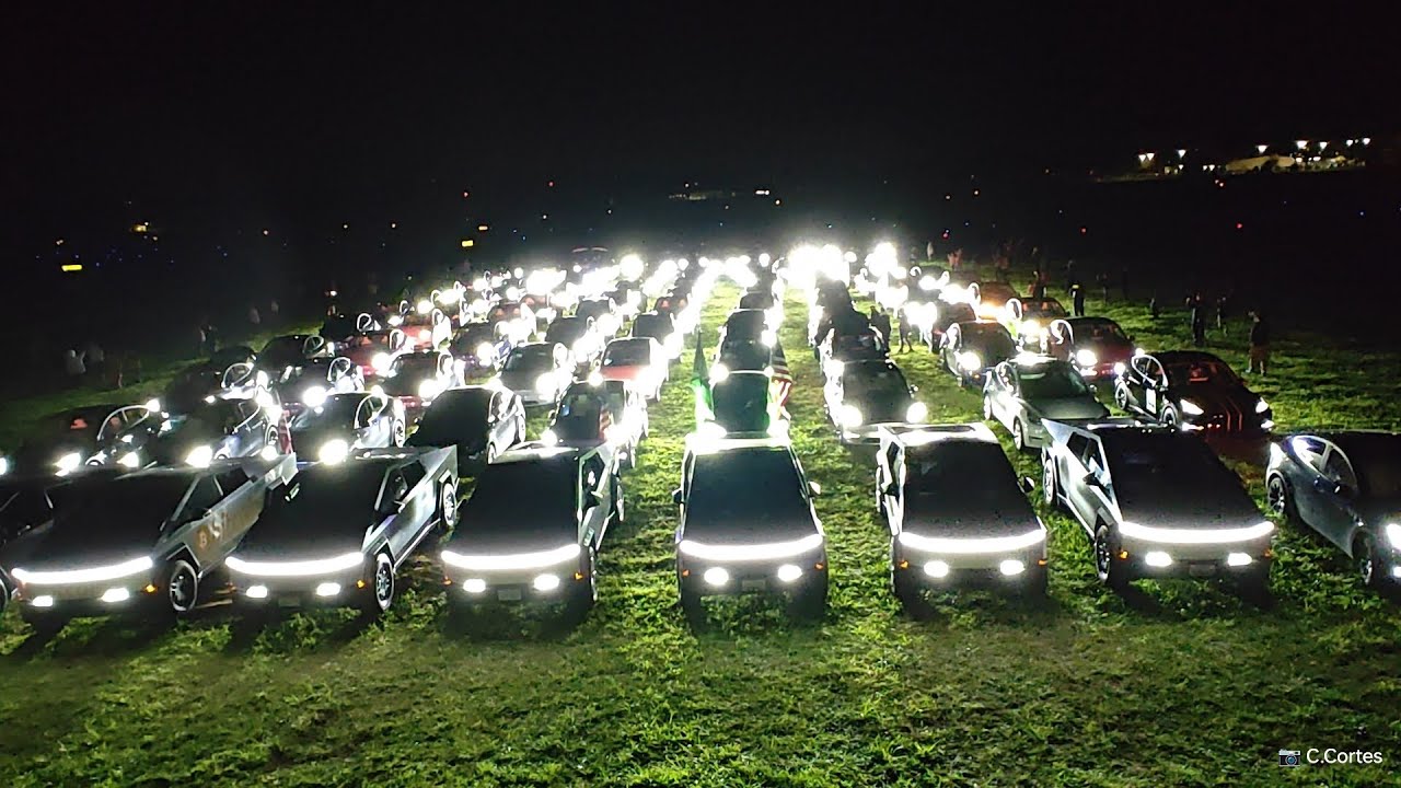 Maryland Tesla Owners Club - Epic Lightshow 10.18.2024 At Frederick Airport.