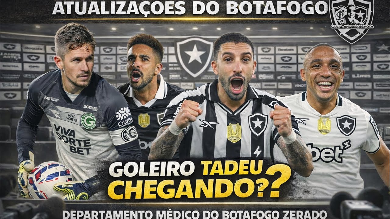 🚨 Goleiro Próximo?? 🚨 Botafogo tem interesse em Tadeu!!Santi,Marçal e Cris voltando aos treinos!!