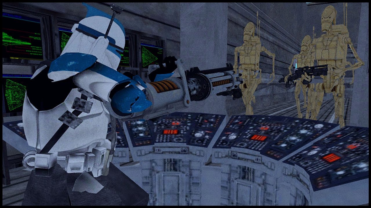 ONE MAN CLONE TROOPER ARMY - Men of War: Star Wars Mod Battle Simulator