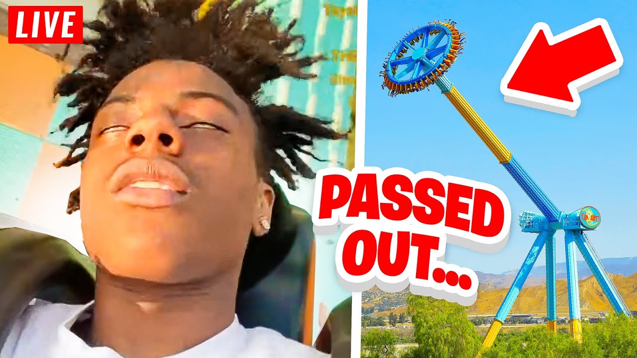 IShowSpeed PASSES OUT On Scariest Roller Coaster!