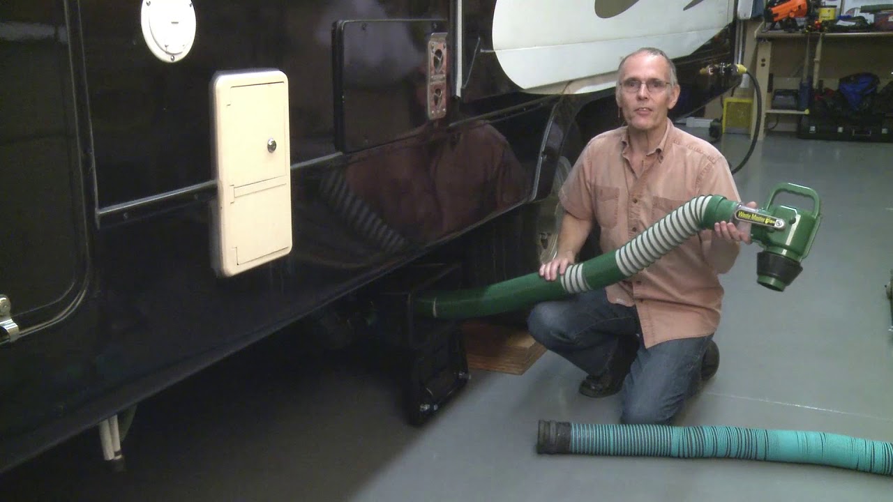 Waste Master Sewer Hose Enclosure Ground Clearance Test