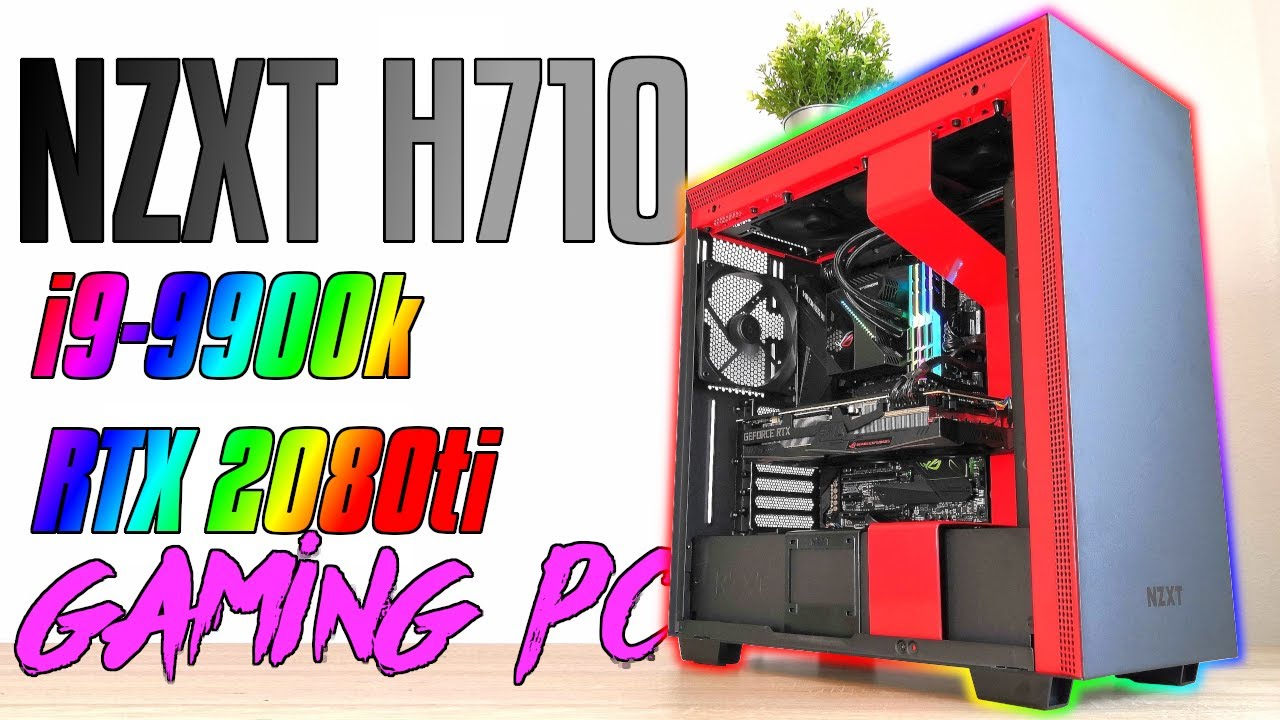 3000&euro; - NZXT H710, i9-9900K, ASUS ROG 2080 Ti, Ryujin, Gaming PC selber bauen - Zusammenbau 2020