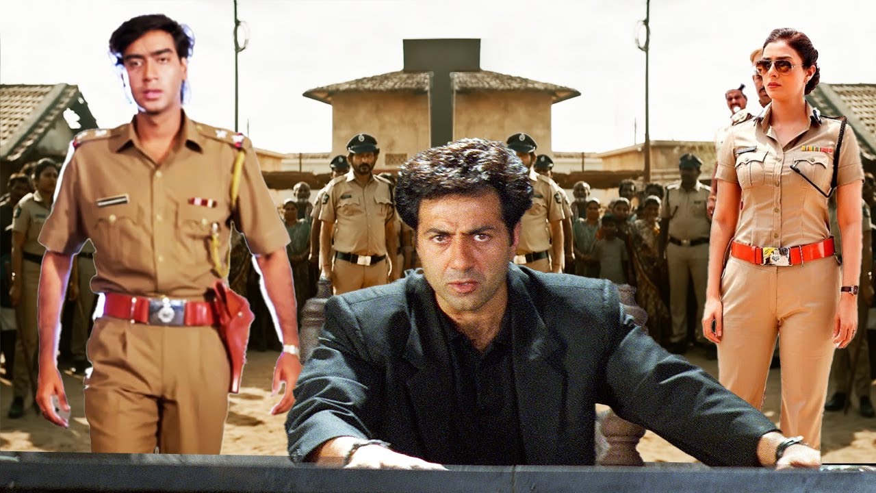 ये देवा की अदालत है..यहां पर सरकारी कुत्तों की बोलना मना है Sunny Deol - Ajay Devgan - Action Movie