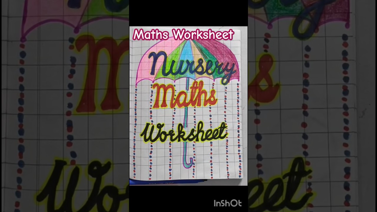 Worksheet ||Holidays homework ||Maths worksheet || nursery  Worksheet||Swarna Tutorial ||