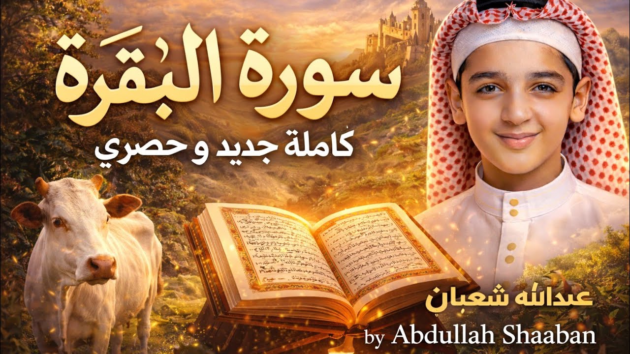 سورة البقرة كاملة | جديد و حصري القارئ عبد الله  شعبان   Surah Al Baqarah by Abdullah Shaaban