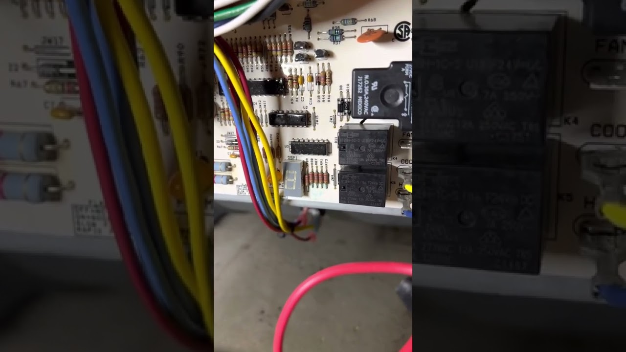 Rheem furnace blower motor not turning on bad board replacement￼