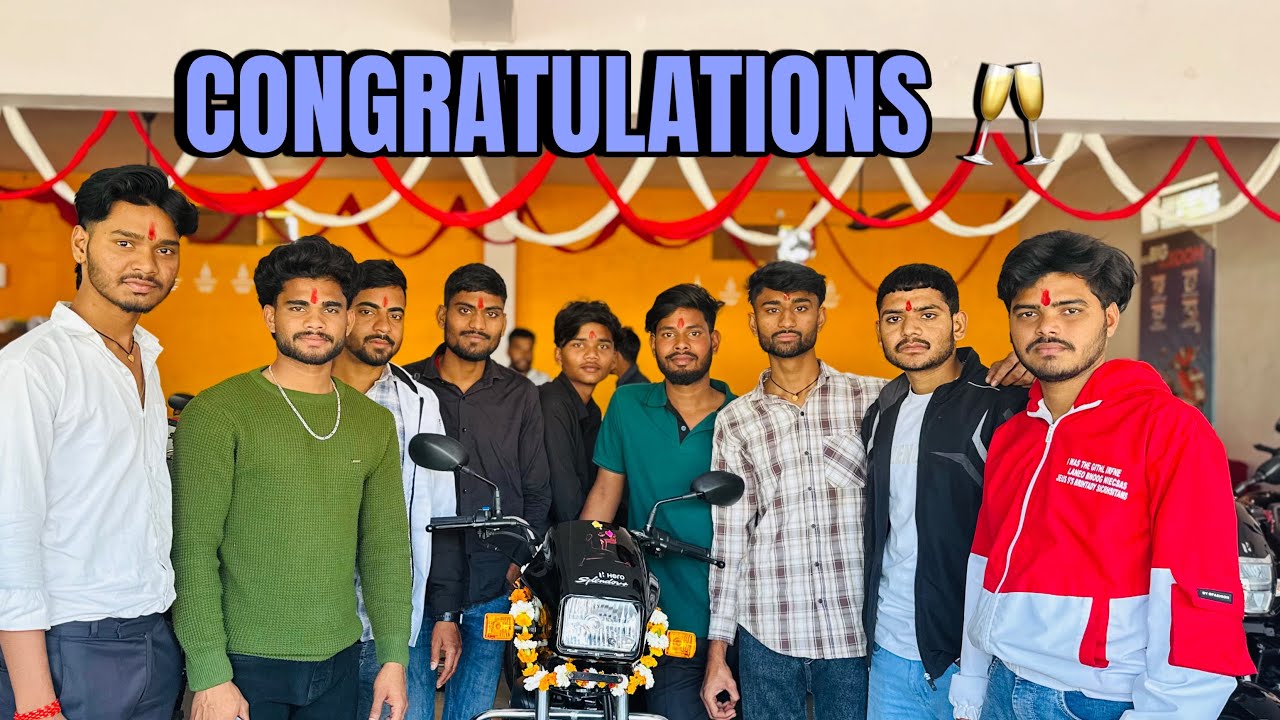 Vlog-22✅ मित्र ने उठाई न्यू स्प्लेंडर 🥳 । New Bike 😍 #viral #trending #daillyvlogger #vlog 