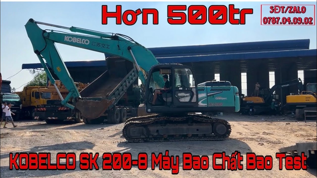 Hàng Mới Về Máy Xúc 07 KOBELCO SK 200-8 Sx 2010 Máy Chất Bao Ngon Giá Hơn 500tr